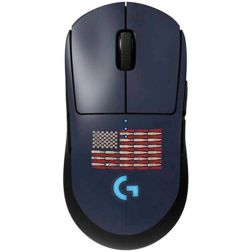 Blue Bullet American Flag G Pro Wireless Gaming Mouse Skin